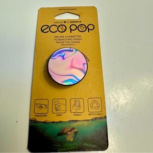 NWT. Ecopop by Spinpop in pink marble phone grip: Get a better grip